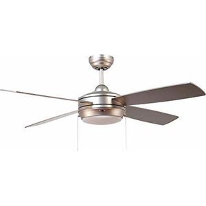 Laval 52 inch Brushed Pewter with Pewter Blades Ceiling Fan, Blades Included