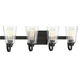 Neighborhood Grace 4 Light 28 inch Espresso Vanity Light Wall Light, Neighborhood Collection