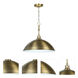 Timarron 1 Light 20 inch Legacy Brass Pendant Ceiling Light, Large