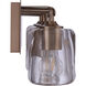 Andie 4 Light 28 inch Satin Brass Vanity Light Wall Light