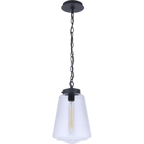Laclede 1 Light 9 inch Midnight Outdoor Pendant