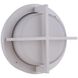 Bulkhead 2 Light 10 inch Textured White Outdoor Wall/Ceiling Mount, Large
