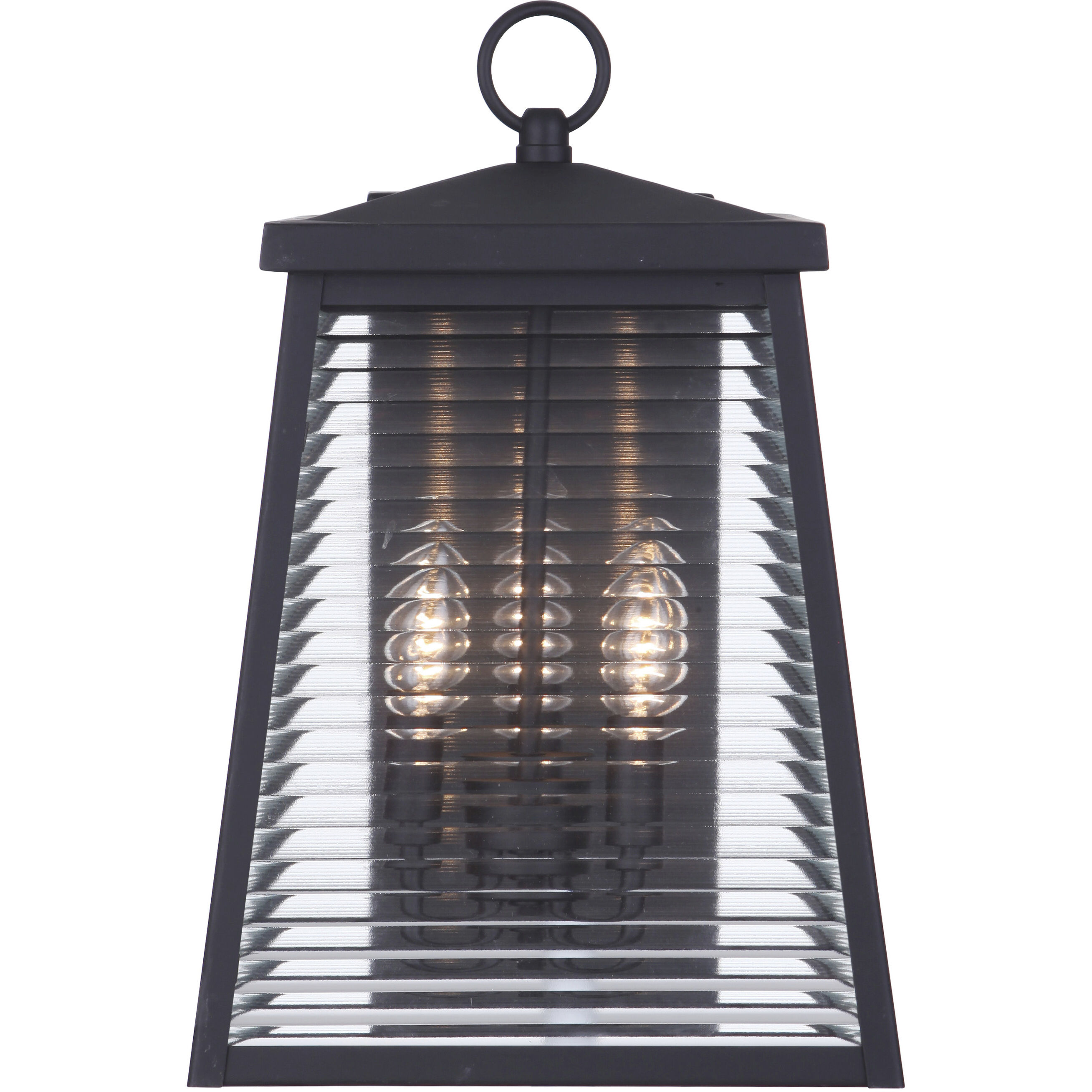 Armstrong 3 Light 13 inch Midnight Outdoor Wall Mount, Medium