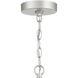 Hailie 6 Light 26 inch Satin Nickel Chandelier Ceiling Light
