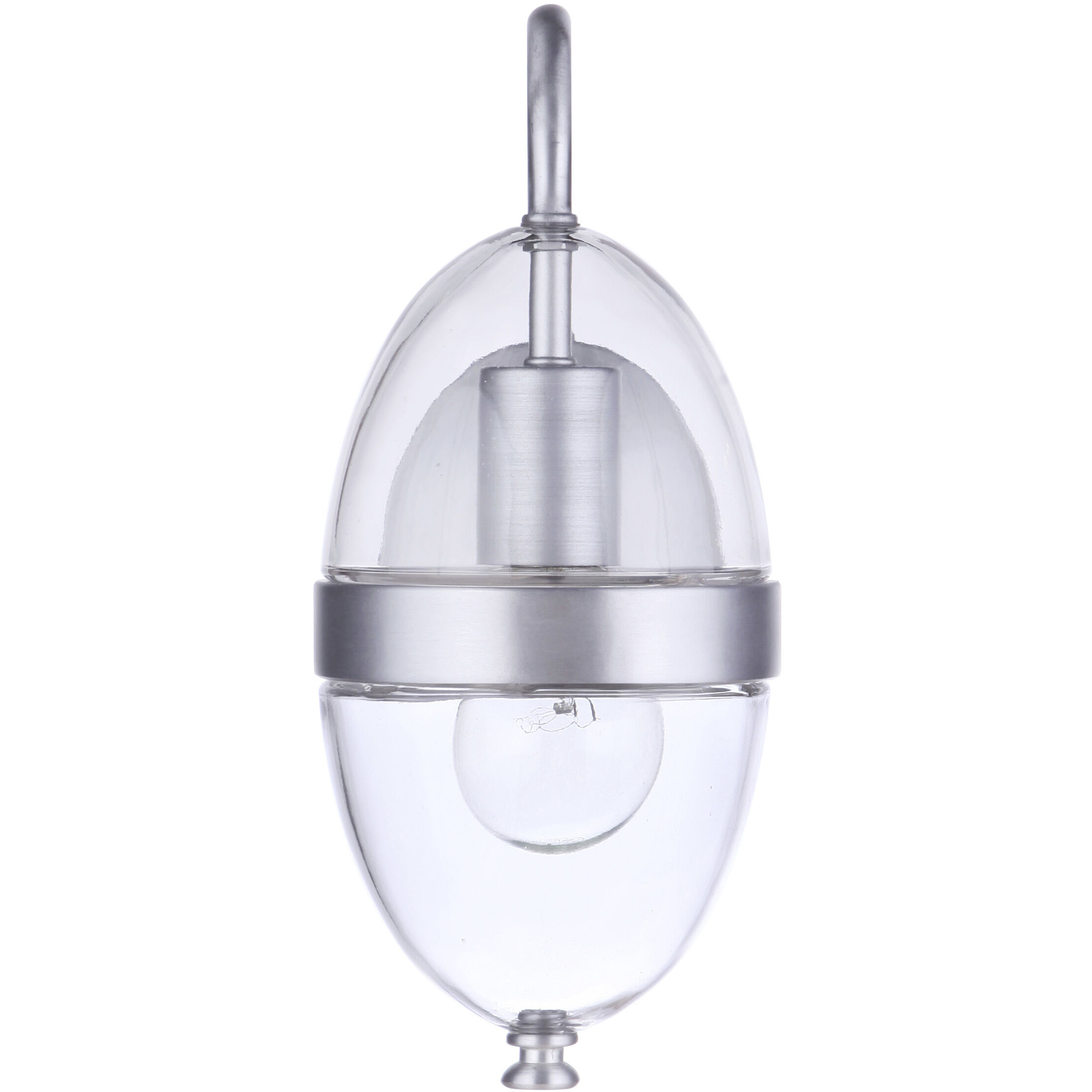 Sivo Outdoor Wall Mount in Satin Aluminum, Small