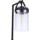 Franklin 1 Light 17 inch Midnight Outdoor Post Mount