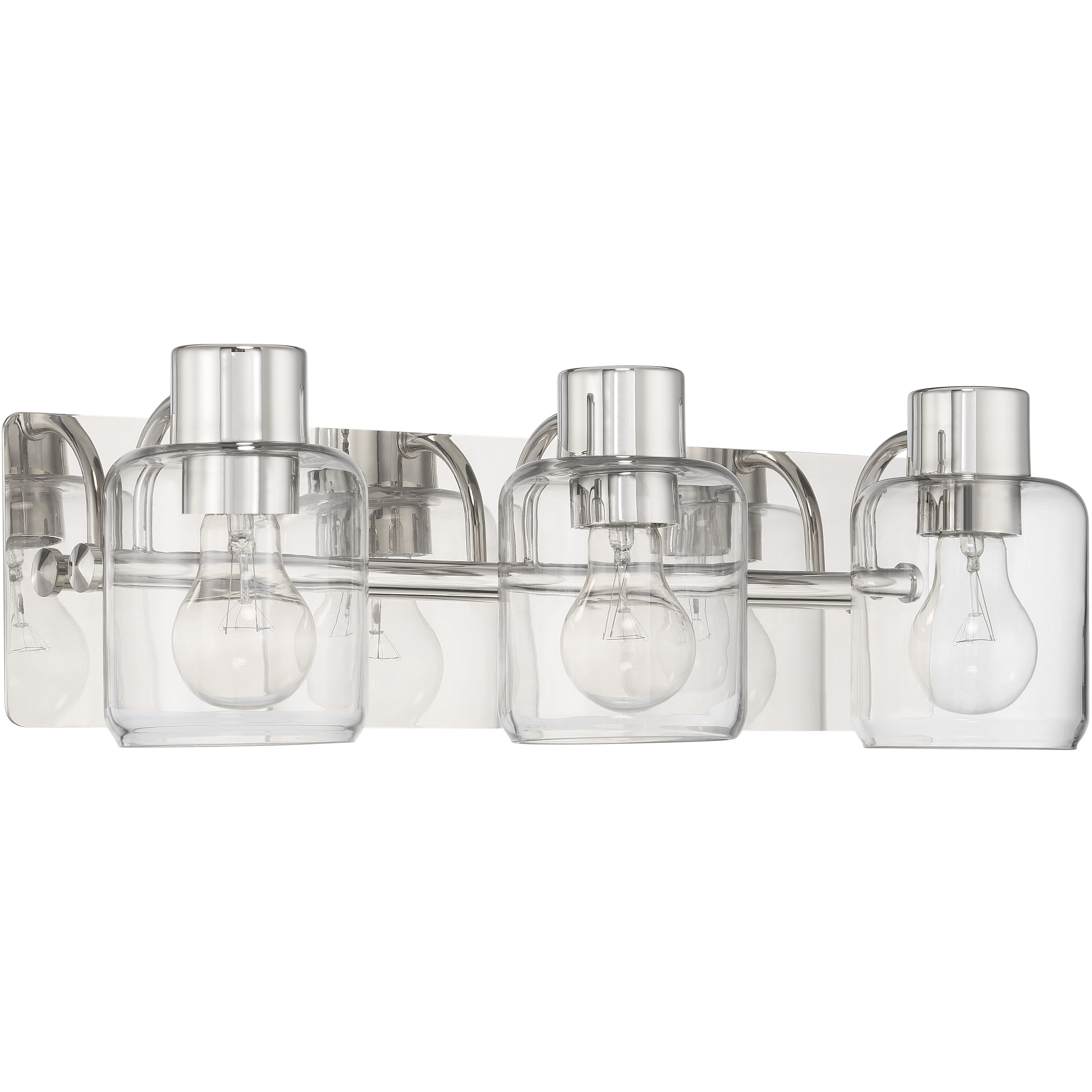 Rori 3 Light 20.25 inch Polished Nickel Vanity Light Wall Light