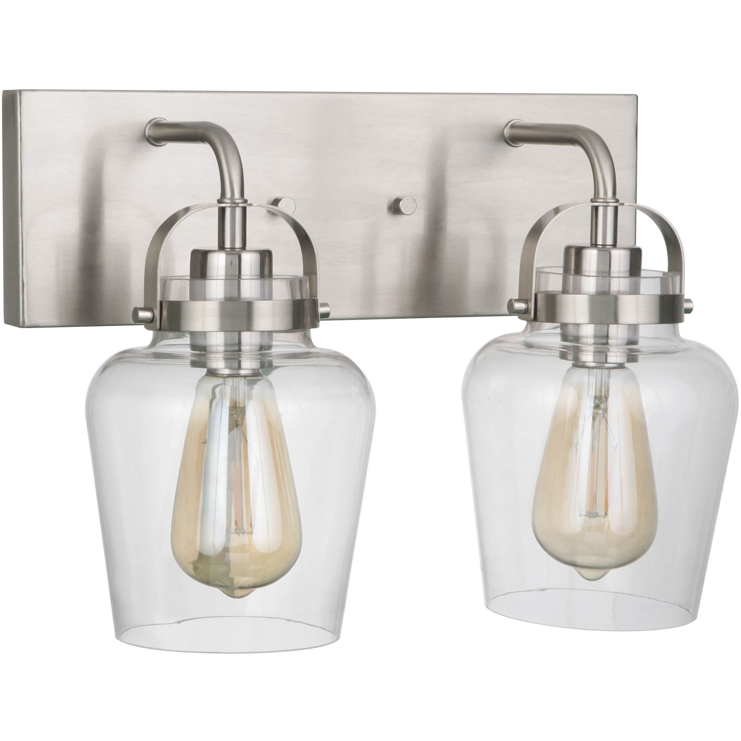 Neighborhood Trystan 2 Light 14 inch Brushed Polished Nickel Vanity Light Wall Light