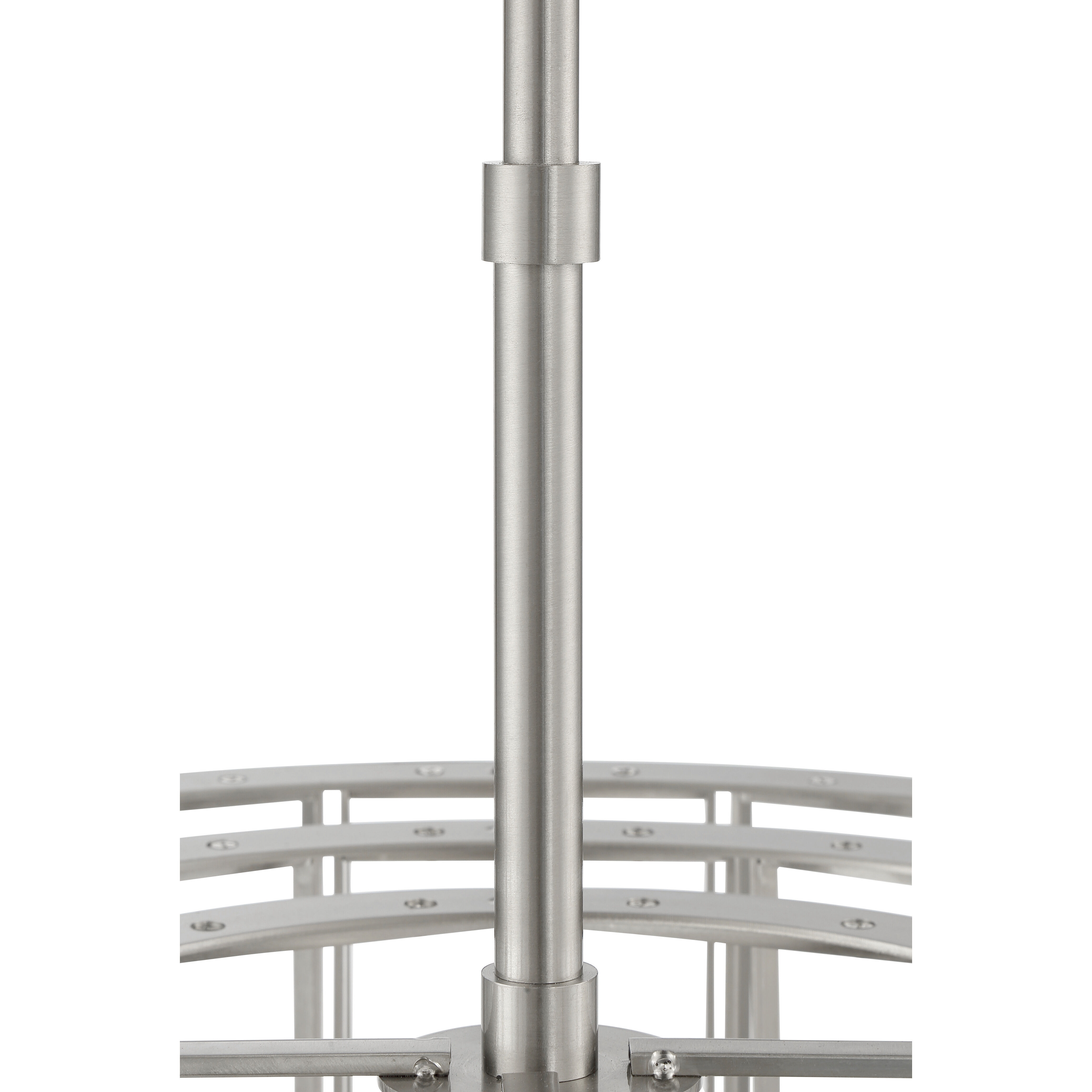 Melody 1 Light 25 inch Brushed Polished Nickel Pendant Ceiling Light