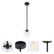 Neighborhood Trystan 1 Light 5.5 inch Flat Black Mini Pendant Ceiling Light