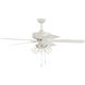Pro Plus 104 52 inch White with Matte White Wet Rated ABS Blades Outdoor Contractor Fan