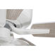 Pro Plus 101 52 inch White with White/Washed Oak Blades Contractor Ceiling Fan