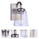 Elsa 1 Light 5.5 inch Brushed Polished Nickel Wall Sconce Wall Light