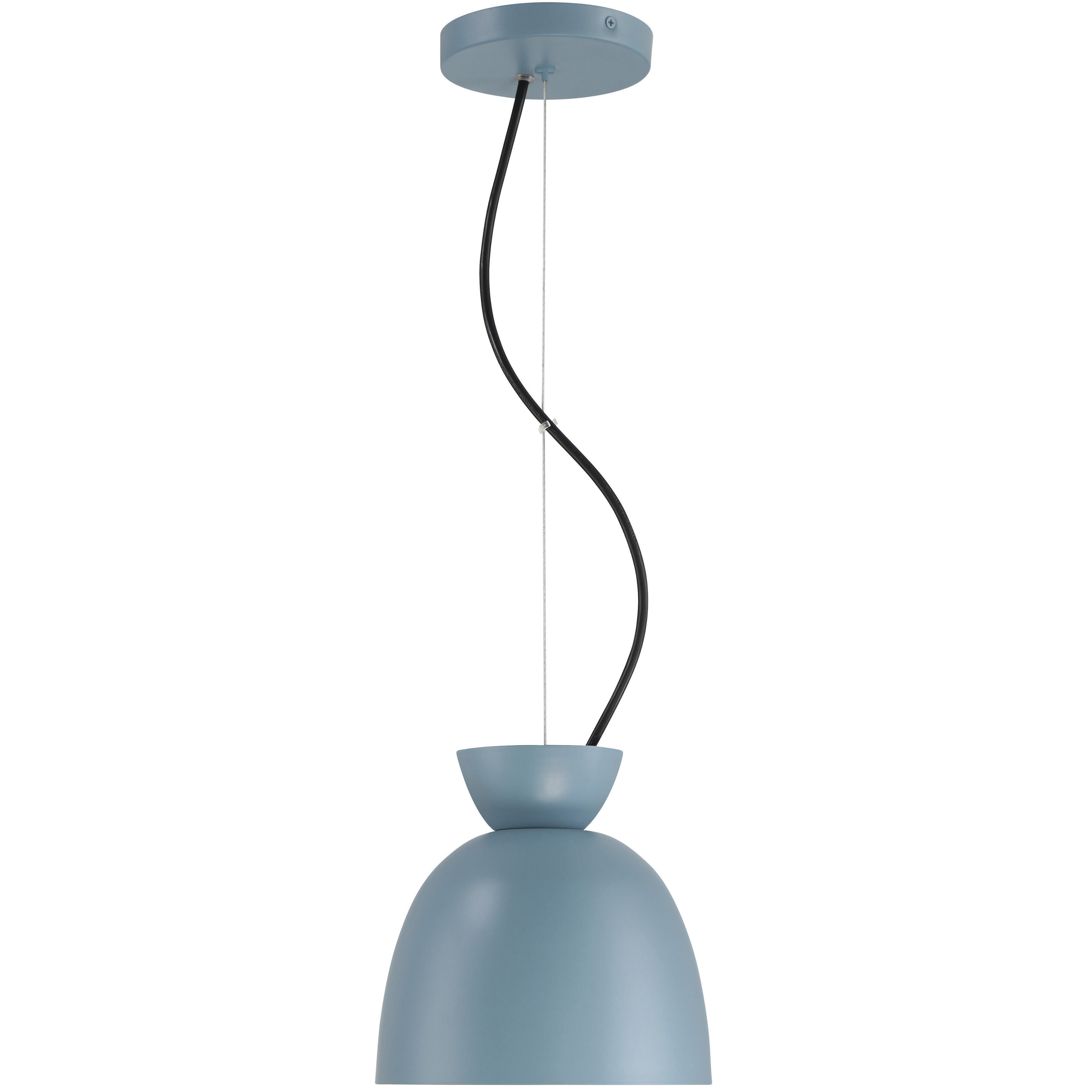 Ventura Dome 1 Light 7.5 inch Dusty Blue Mini Pendant Ceiling Light