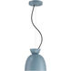 Ventura Dome 1 Light 7.5 inch Dusty Blue Mini Pendant Ceiling Light