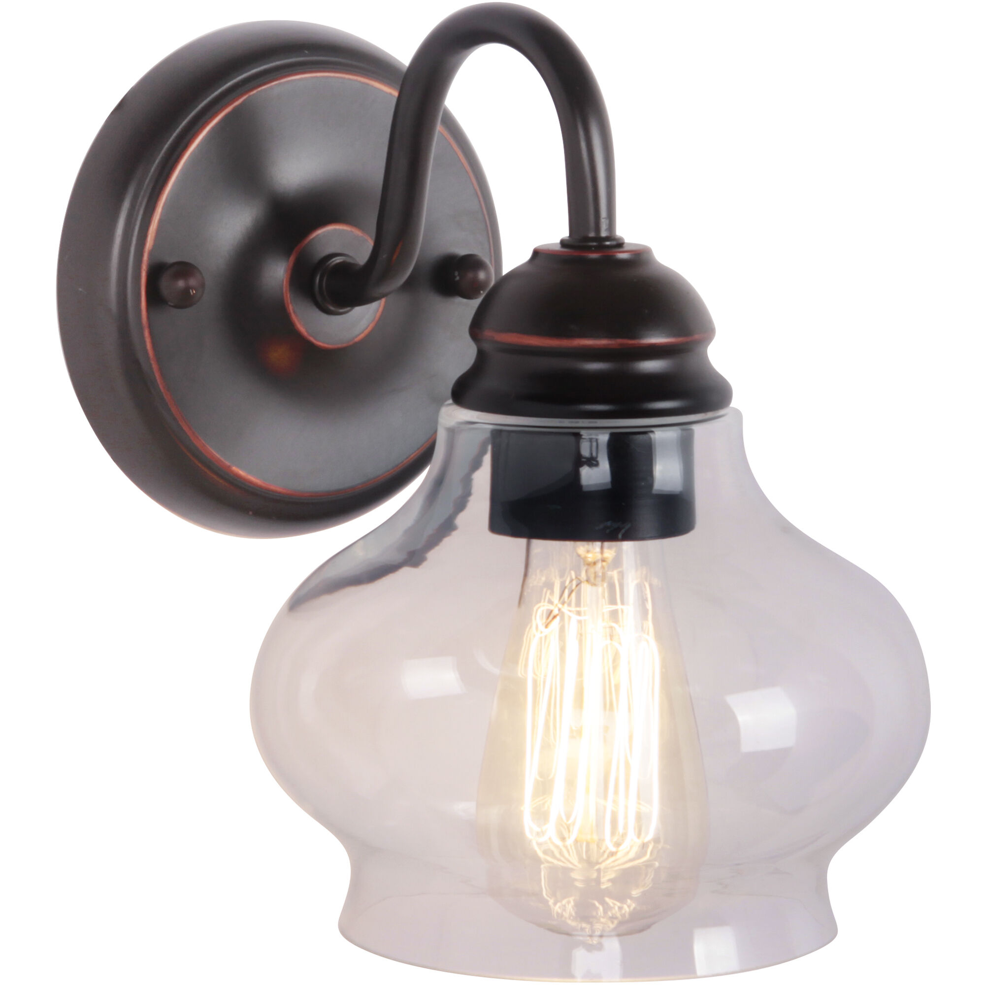 Yorktown 1 Light 6 inch Oiled Bronze Gilded Wall Sconce Wall Light