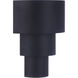 Midtown LED 9 inch Midnight Outdoor Wall Sconce, Medium