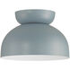 Ventura Dome 1 Light 10.5 inch Dusty Blue Flushmount Ceiling Light