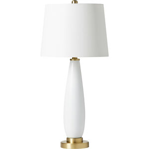 Bejamin 28 inch 60.00 watt Satin Brass Table Lamp Portable Light