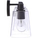 Emilio 5 Light 42 inch Flat Black Vanity Light Wall Light