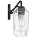 Shayna 3 Light 22 inch Flat Black Vanity Light Wall Light