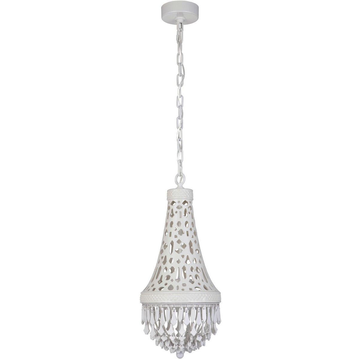 Nico LED 10.13 inch White Chandelier Ceiling Light