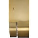 Melody LED 5 inch Satin Brass ADA Wall Sconce Wall Light