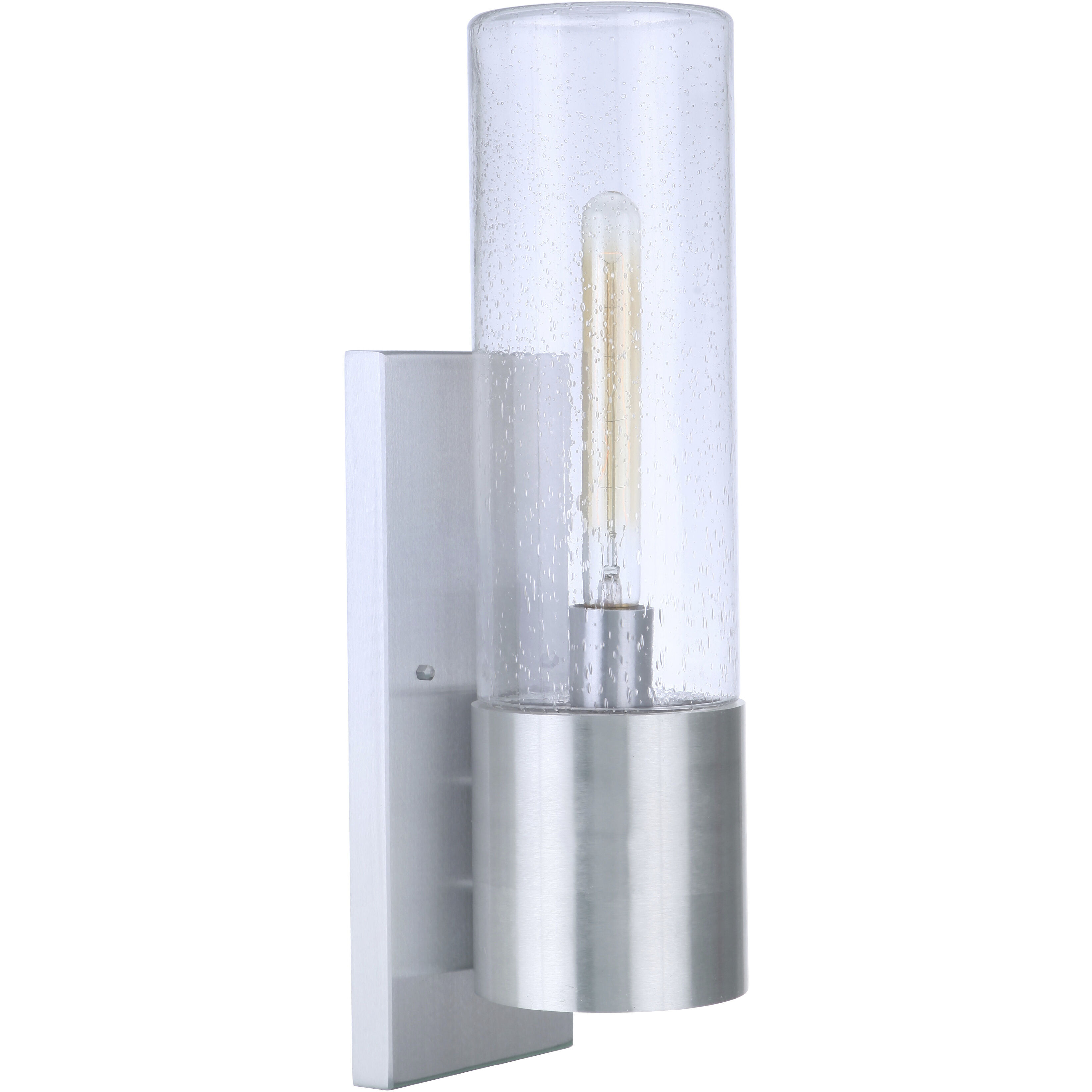 Sabre Outdoor Wall Mount in Satin Aluminum