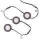 Low Profile 120 LED 2.75 inch Bronze Under Cabinet Light Puck