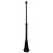 Bejamin 80 inch Textured Black Outdoor Pad Mount Post
