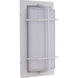 Bulkhead 2 Light 14 inch Textured White Outdoor Wall/Ceiling Mount, Large