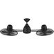 Bellows II 48 inch Flat Black Indoor/Outdoor Fan