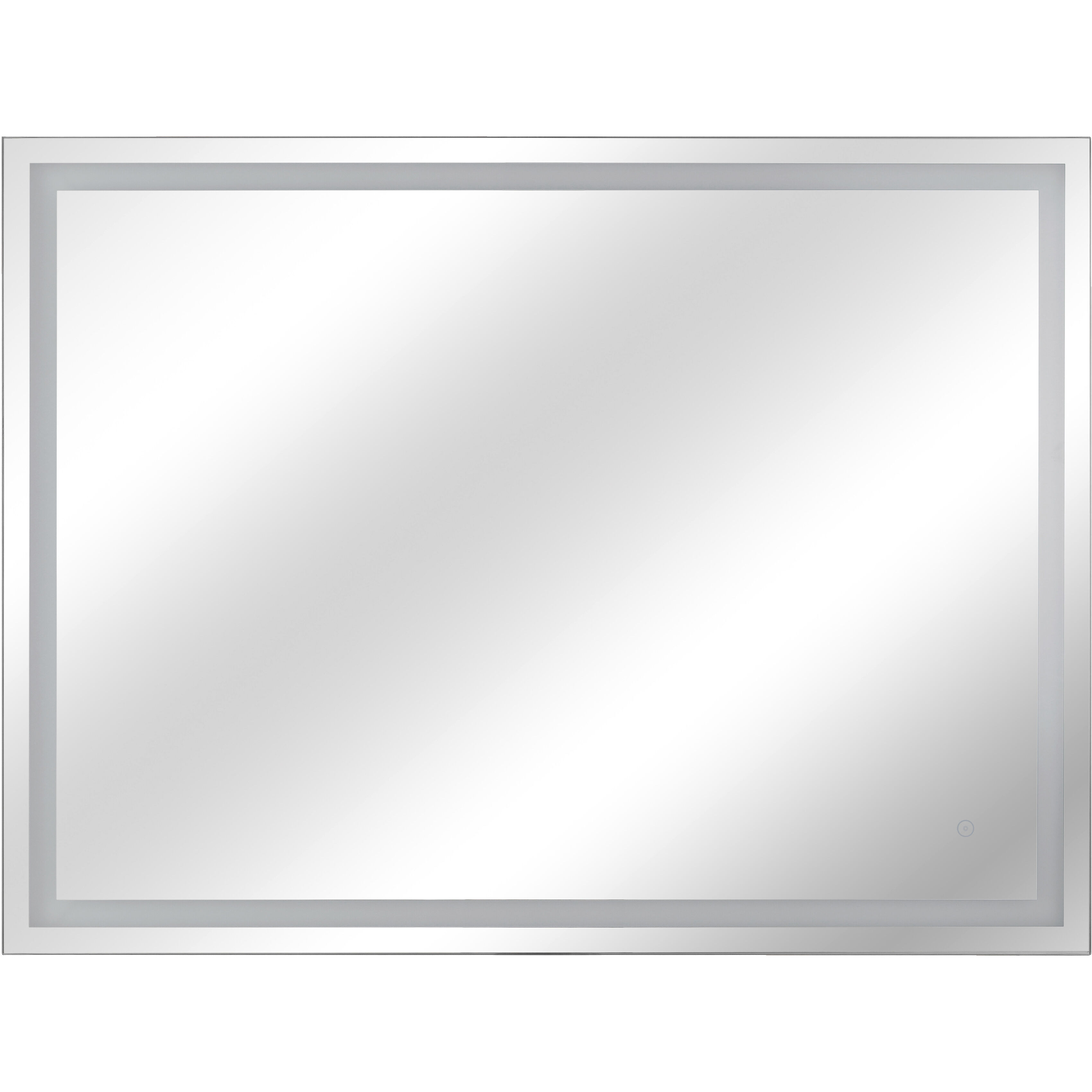 Cristine 48 X 36 inch White Illuminated Mirror