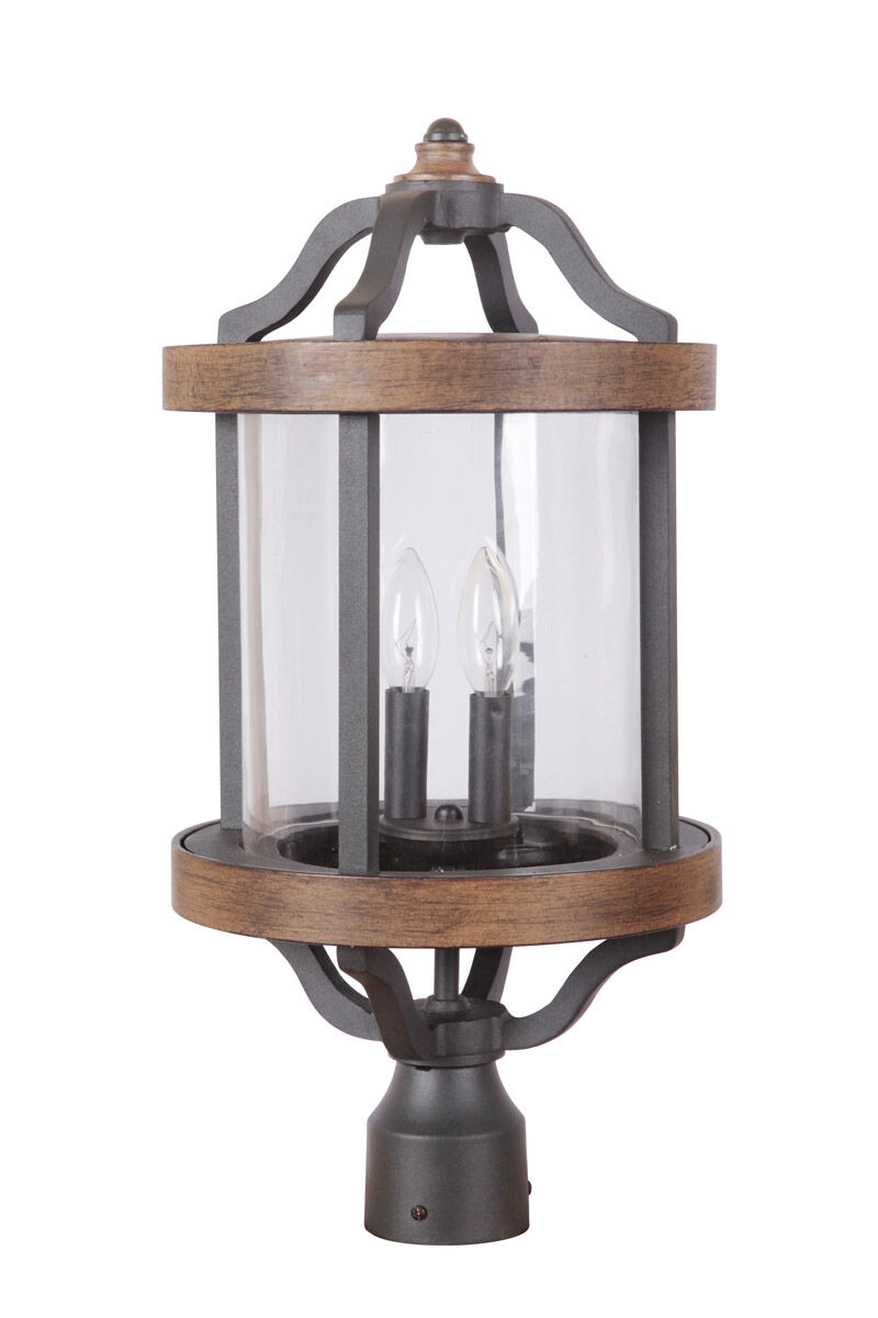 Craftmade Z7925-TBWB Ashwood 2 Light 22 inch Textured Black