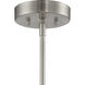 Smyth 1 Light 11 inch Brushed Polished Nickel Mini Pendant Ceiling Light