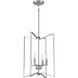 Shayna 4 Light 15 inch Brushed Polished Nickel Foyer Light Ceiling Light