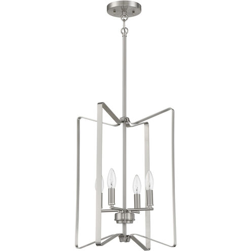 Shayna 4 Light 15 inch Brushed Polished Nickel Foyer Light Ceiling Light