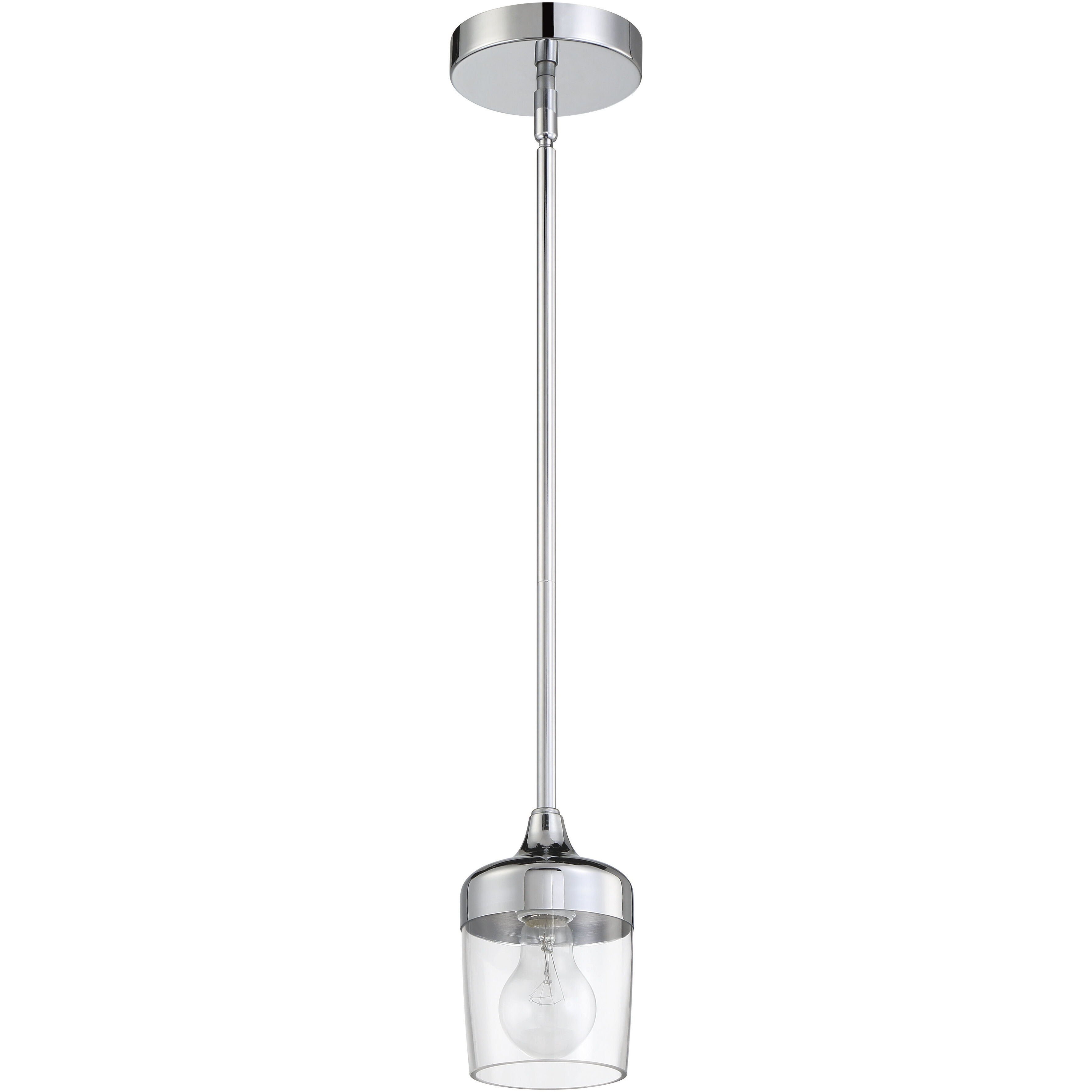Wrenn 1 Light 5.12 inch Chrome Mini Pendant Ceiling Light