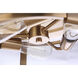 Elliot 3 Light 13 inch Satin Brass Flushmount Ceiling Light