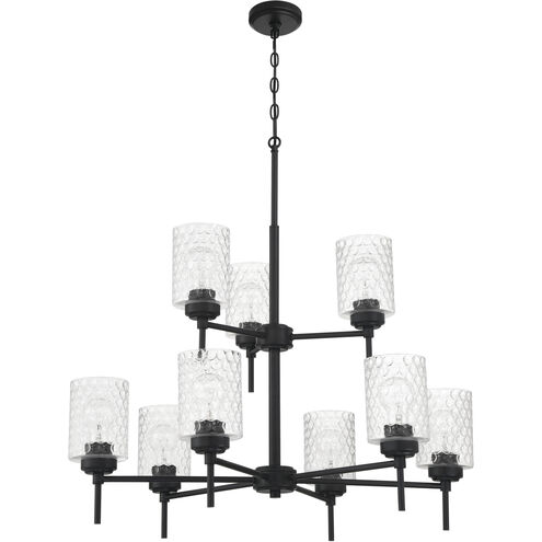 Claire 9 Light 30 inch Flat Black Chandelier Ceiling Light