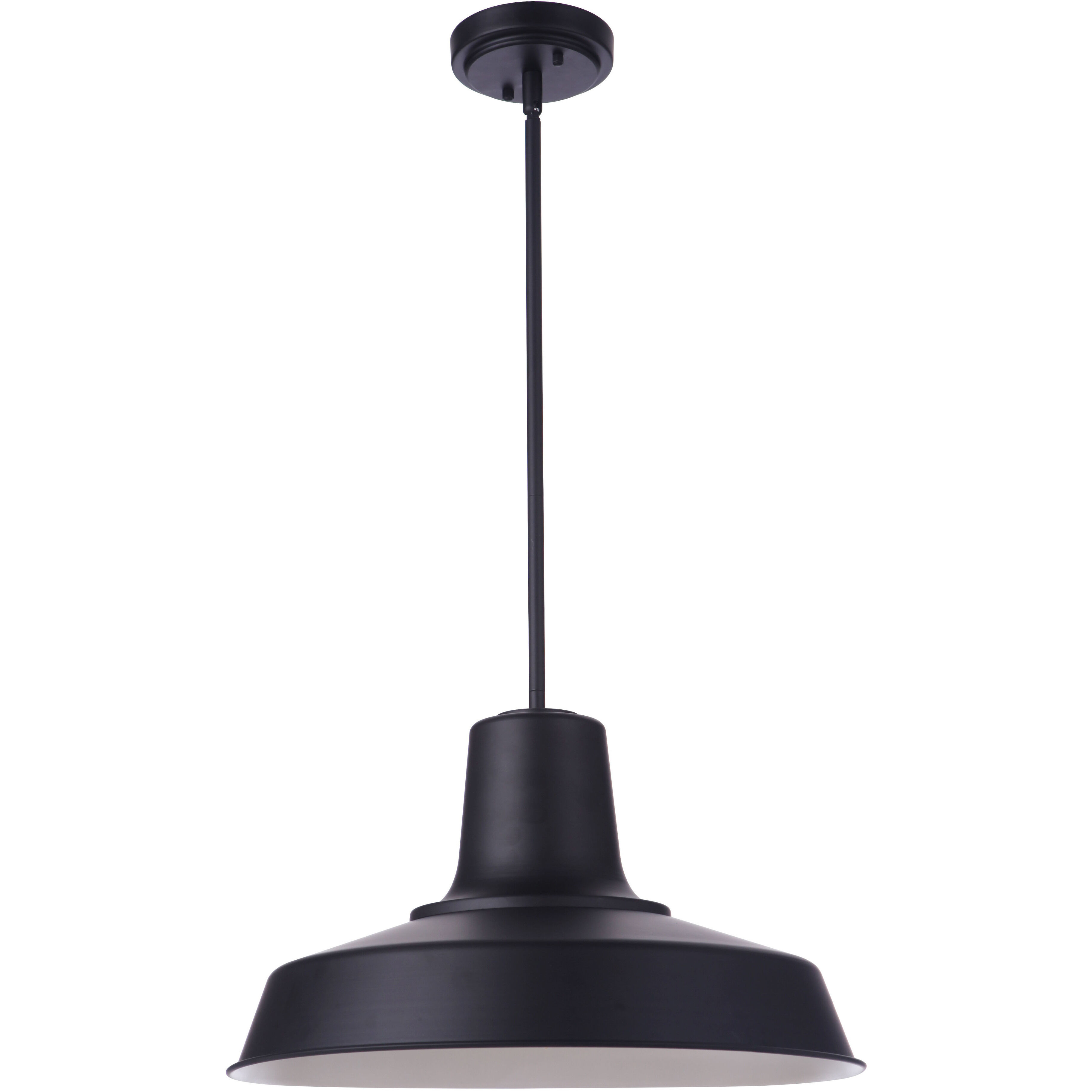 Briscoe 1 Light 17.91 inch Midnight Outdoor Pendant