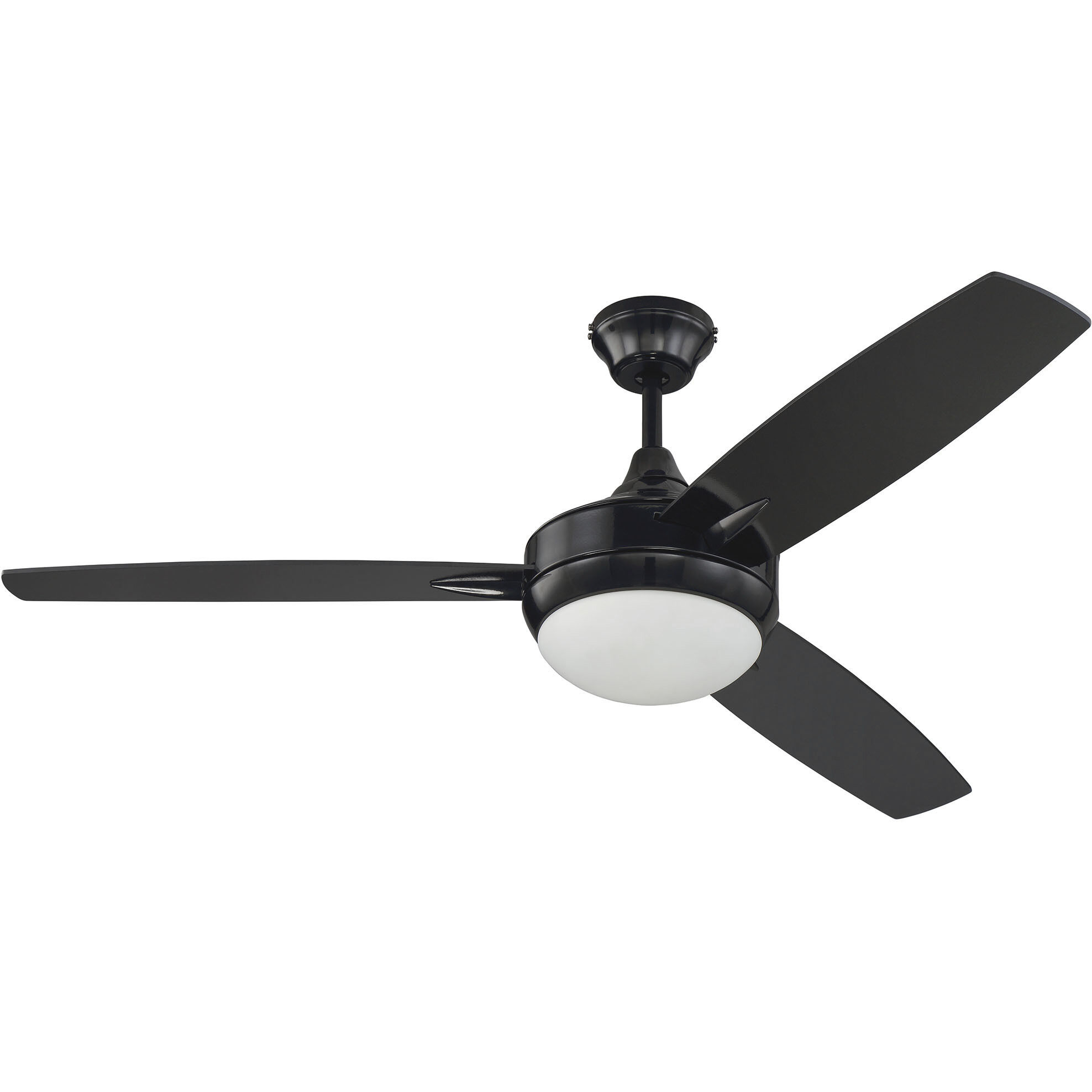 Targas 52 inch Gloss Black Fan