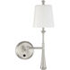 Palmer 12 inch 60.00 watt Brushed Polished Nickel Swing Arm Wall Sconce Wall Light