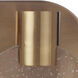 Glisten LED 13.39 inch Satin Brass Vanity Wall Light