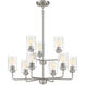Stowe 9 Light 30 inch Brushed Polished Nickel Chandelier Ceiling Light