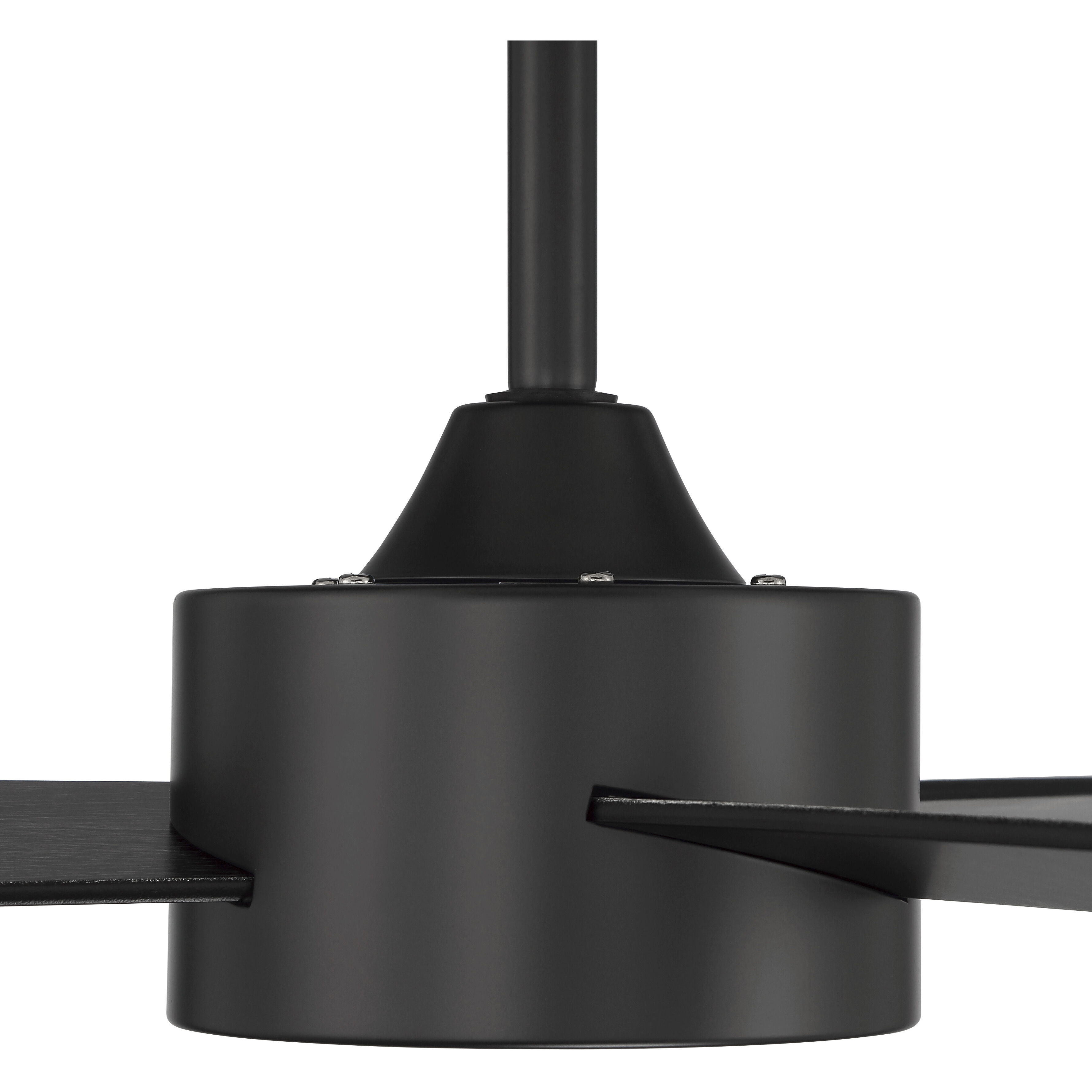 Provision 52 inch Flat Black with Flat Black/Flat Black Blades Ceiling Fan