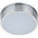 Fenn LED 11 inch Brushed Polished Nickel Flushmount Ceiling Light