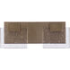 Alamere 2 Light 12.99 inch Bathroom Vanity Light