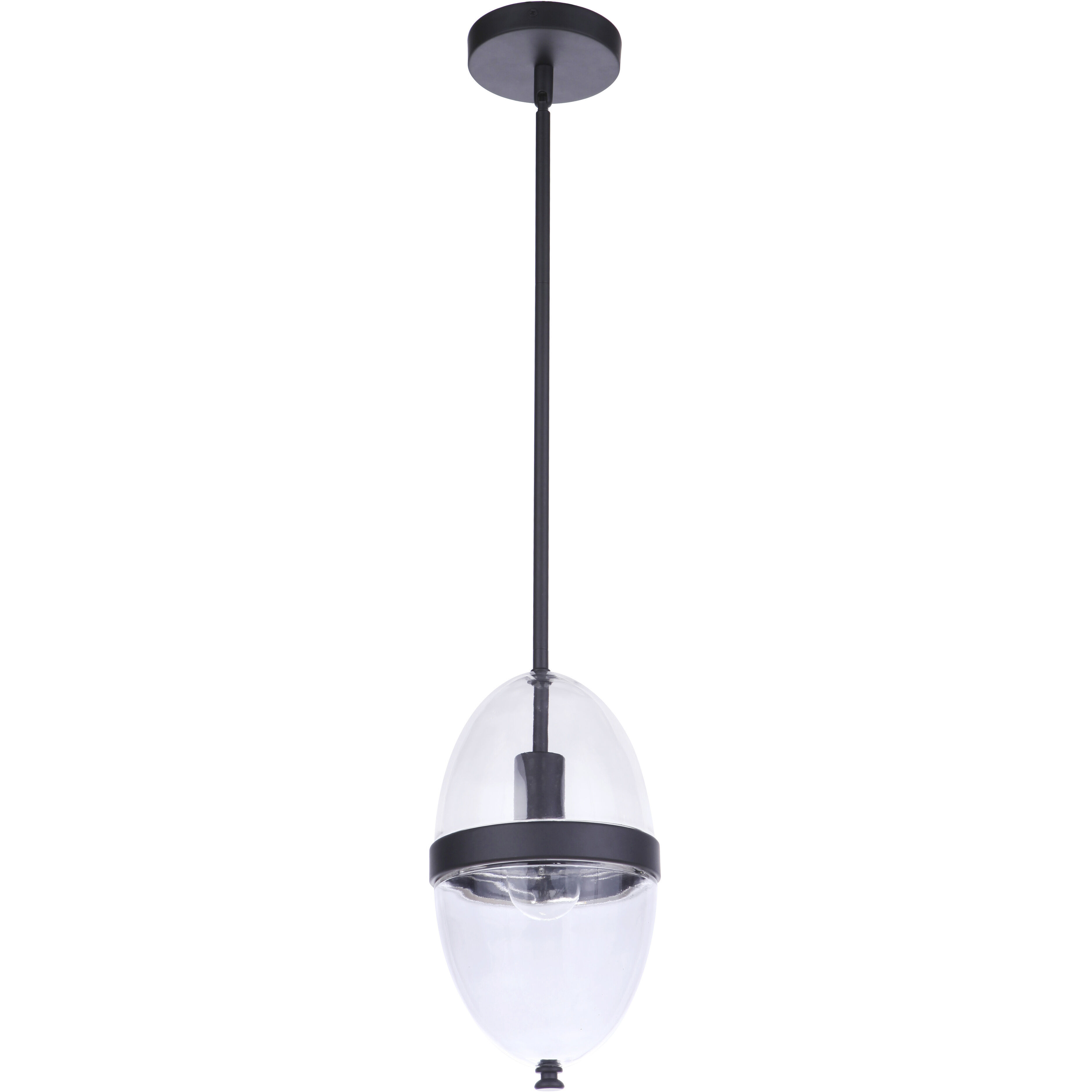 Sivo 1 Light 6.75 inch Midnight Outdoor Pendant