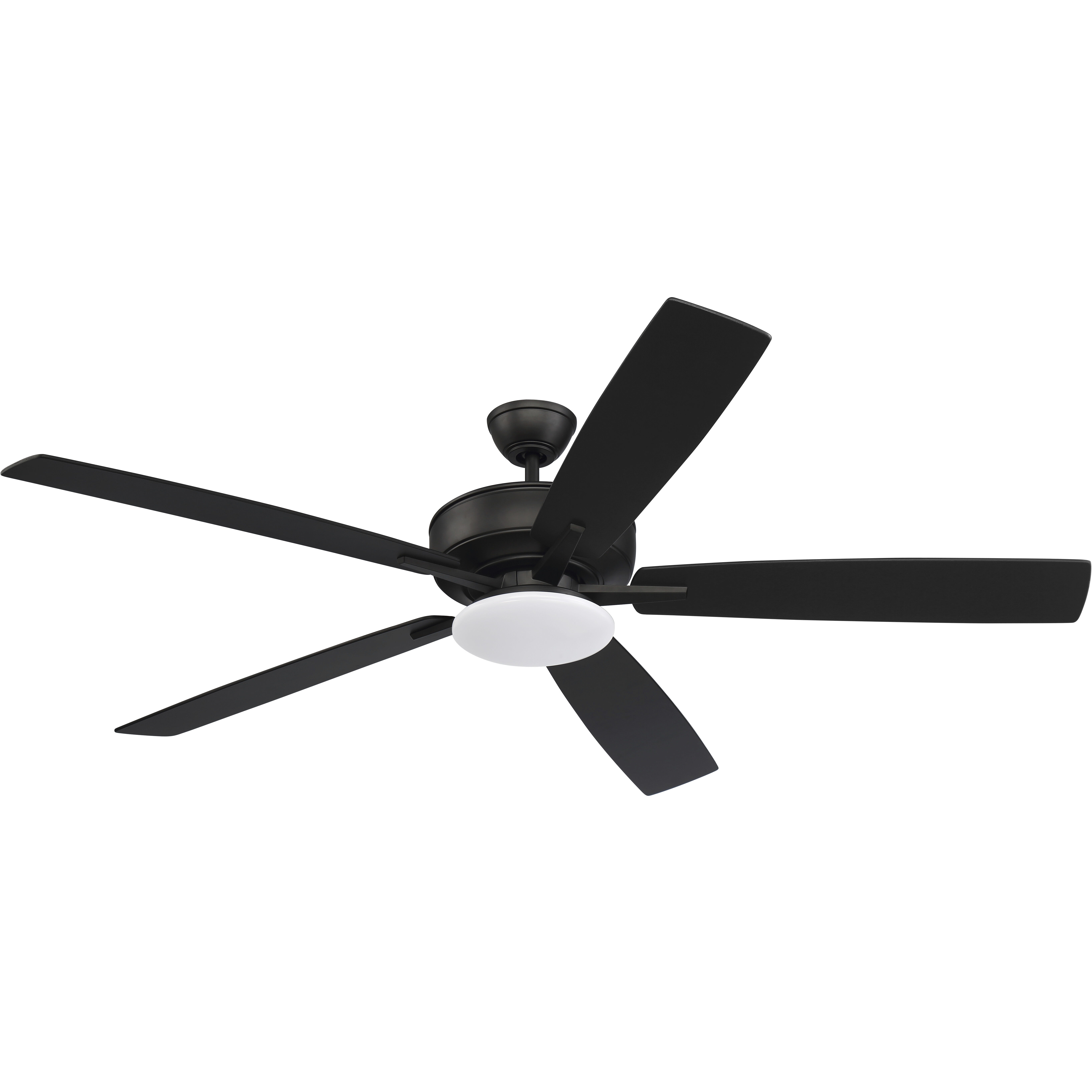 Craftmade S112FB5-60FBGW Super Pro 112 60 inch Flat Black